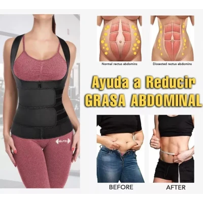 Faja efecto sauna avec cremallera | Grossiste M2TEC