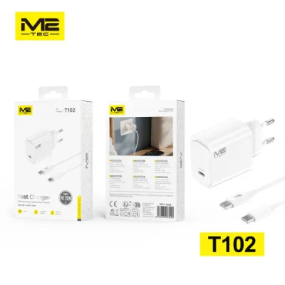 Cargador USB-C, 20 W, con cable USB-C a USB-C al por mayor | M2TEC ...