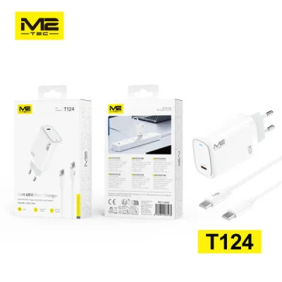 Cargador USB-C, 65 W, con cable USB-C a USB-C