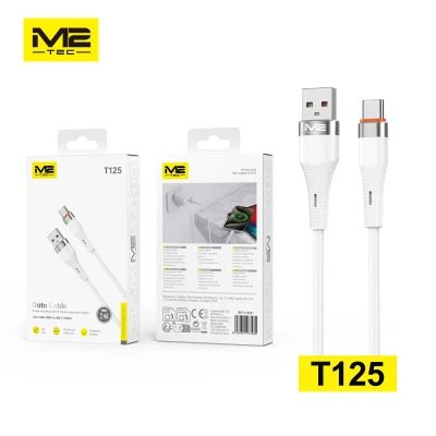 Cabo USB-A USB-C 1M 2.4A M2TEC T125 V-8591