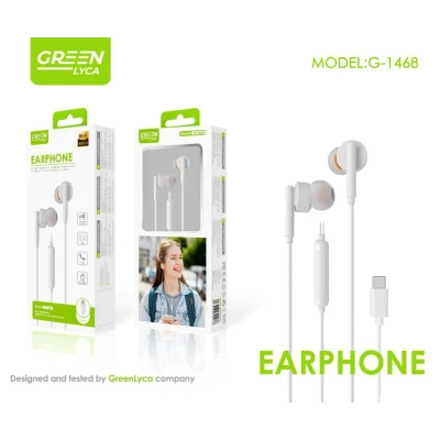 Auriculares USB-C Greenlyca G-1468 | Audio Hi-Fi y Micrófono