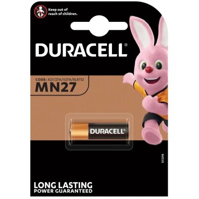 Pila Duracell MN27 A27 12V - Especial para Mandos y Alarmas