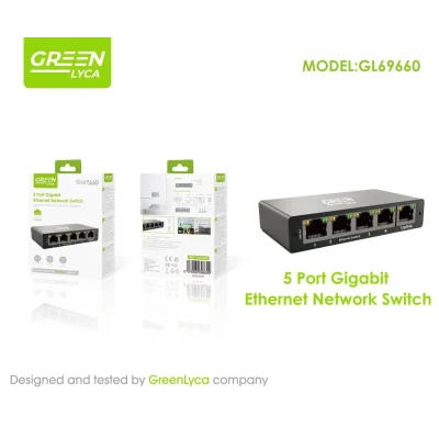 Commutateur Ethernet Gigabit 5 ports, répartiteur Internet LAN RJ45 10