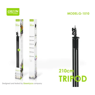 Trípode Green Lyca G-1510 Ajustable 210cm para Iluminación