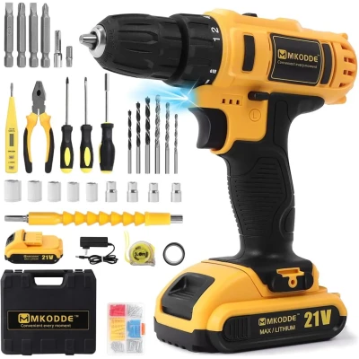Taladro Inalámbrico 21V WD-05 | Kit 2 Baterías y Accesorios