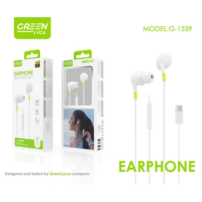 Audio Hi-Fi et Mic Audio USB-C Green Lyca G-1339