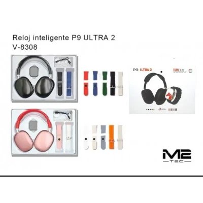 Capacete + Smartwatch P9 Ultra 2 por atacado | Atacadista M2TEC
