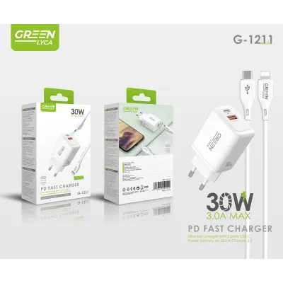 Chargeur rapide PD 30 W multiport + câble USB-C vers Lightning