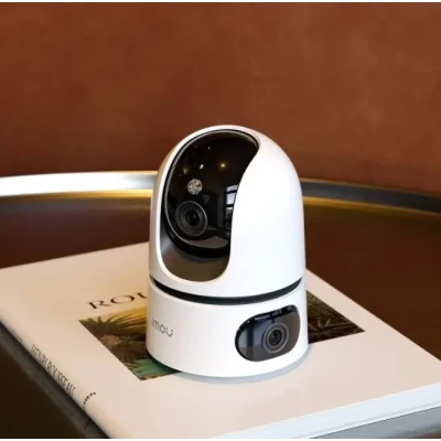 Câmera de segurança IP interna Imou Ranger Dual 6MP branca