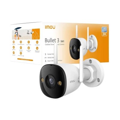 Câmera de segurança - IMOU IPC-S3EP-5M0WE-0280B, Full HD, 2880x1620, Função de visão noturna, Branca
