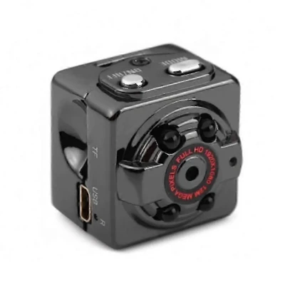 Mini caméra d'action Sq8 avec détecteur de mouvement, mini-caméra sport DV à batterie -aqwg