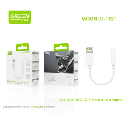 Adaptador Lightning para conector 3.5mm G-1521 - Atacado M2TEC