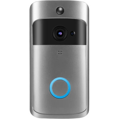 Campainha com vídeo Wi-Fi — Câmera de segurança residencial HD