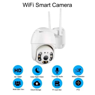 Cámara de Vigilancia Wifi Smart HD, 2mp, 3.6mm, TF CARD, %category-name%
