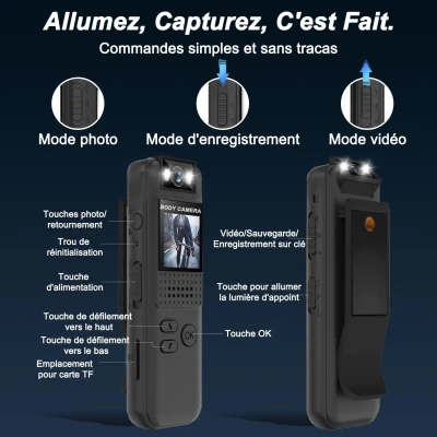 Body Camara HD - Seguridad Portatil En Alta DefinicionCámaras de Vi...