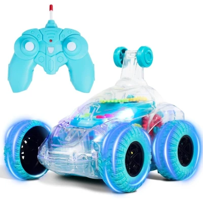 Coche RC Gear Transparente con Luces LED - Mayorista M2TEC
