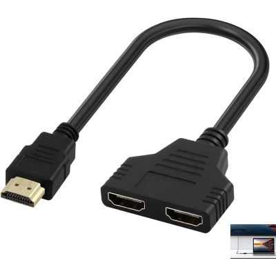 Cabo adaptador duplicador HDTV | Atacadista · M2TEC