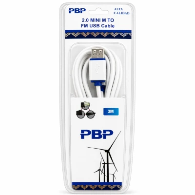 Cable USB HEMBRA A MINI USB | Mayorista · M2TEC
