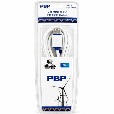 Cabo USB fêmea para mini USB | Atacadista · M2TEC