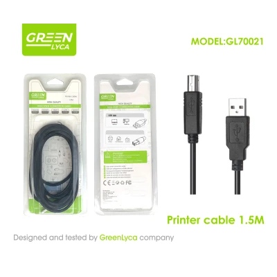 USB 2.0 to USB B Cable, 1.5m | Wholesaler · M2TEC