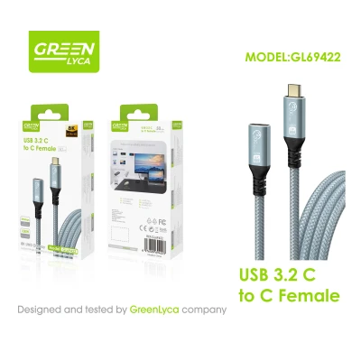 Cabo de extensão USB-C para USB-C 3.0 | M2TEC Atacado