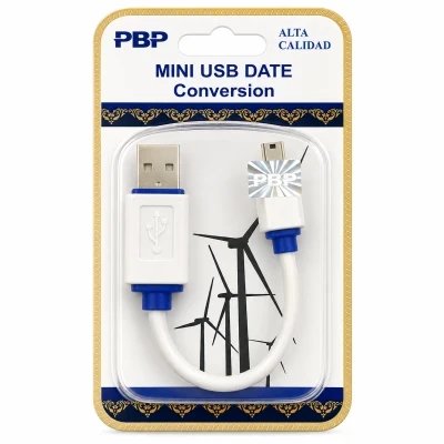Cable convertidor USB A MINI USB, 10CM