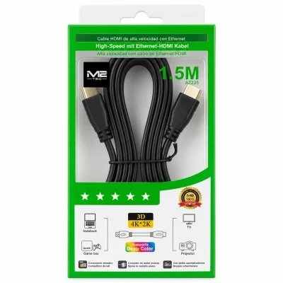 Cabo PLANO HDTV 2.0V 4K 2K, 1.5M, M2 no atacado | Atacadista M2TEC