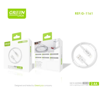 Cabo USB-A para Lightning, 1 m no atacado | Atacadista M2TEC