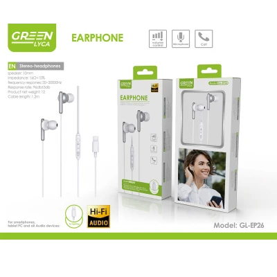 fones de ouvido Lightning G-1244 com Micrófono e Controle Hi-Fi