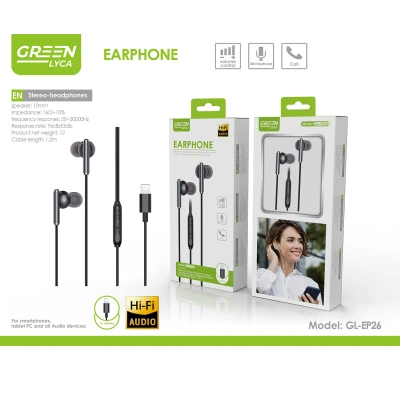 fones de ouvido Lightning G-1244 com Micrófono e Controle Hi-Fi