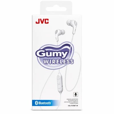fones de ouvido Intraurales Bluetooth JVC HA-FX9BT-W-E Gumy Brancos com Micrófono por grosso | Grossista M2TEC