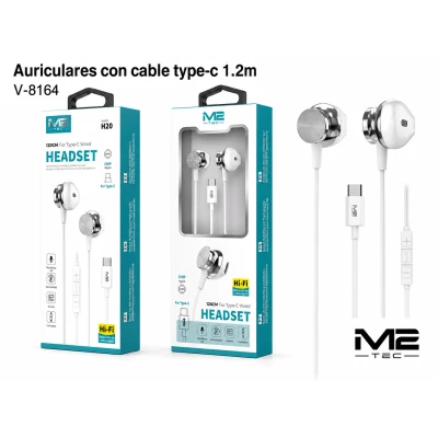 Auriculares USB Tipo C HiFi con Micrófono HD y Control Integrado |M2TEC H20 al por mayor | Mayorista M2TEC