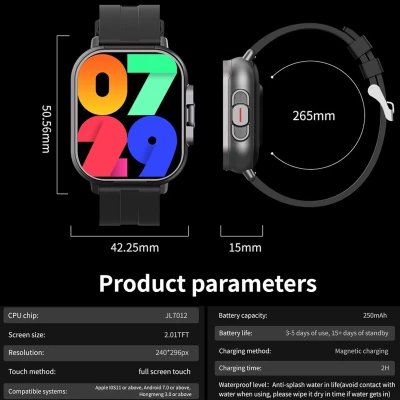 Smartwatch con Auriculares Inalámbricos Integrados, Carga Magnética y Autonomía 3-5 Días %category-name%
