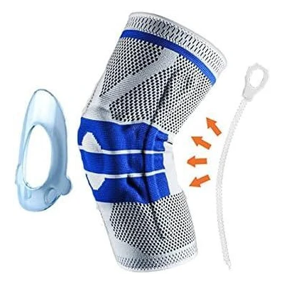 Rodilleras 1pcs tejido 3D con almohadillaMasaje y Terapia de Alivio