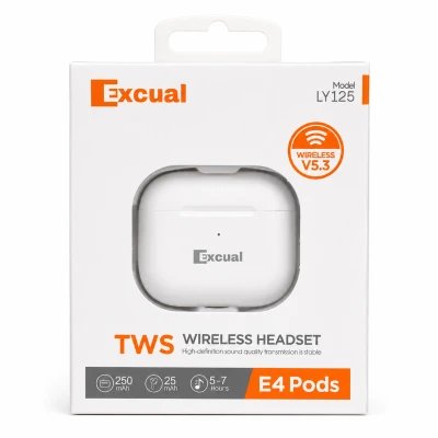 Audiculos Bluetooth, HI-FI, 7h autonomia,TWS, CVC, excual LY125 grossiste M2TEC
