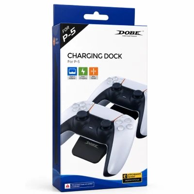 SOPORTE CARGADOR DE MANDOS PARA PS5, DOBE %category-name%