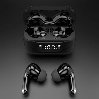 fones de ouvido TWS V-8428 com Tela LED de Carga | M2TEC