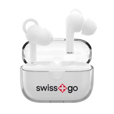 Earbuds TINY Auriculares Bluetooth 5.3 (IPX5, ENC) swiss+go