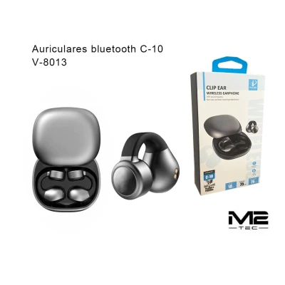 Auriculares Bluetooth Clip Ear C-10 TWS Open Ear con Estuche de Carga