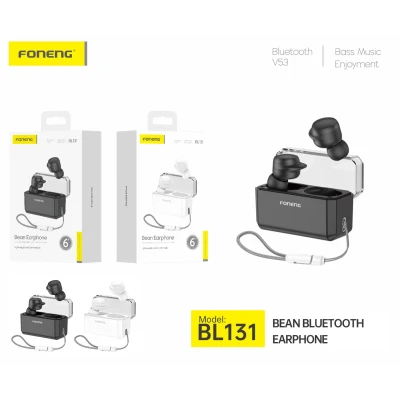 Fones de ouvido Bluetooth TWS Foneng BL131 com estojo de carregamento Bluetooth 5.3