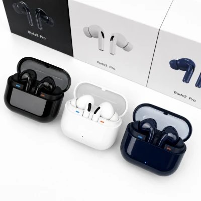 fones de ouvido sem fio Bluetooth 5.4 Buds2 Pro In-Ear com Estuche de Carga por grosso | Maiorista M2TEC
