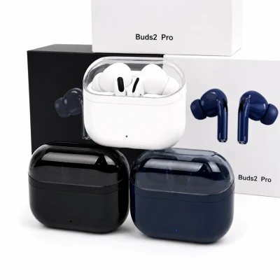 fones de ouvido sem fio Bluetooth 5.4 Buds2 Pro In-Ear com Estuche de Carga por grosso | Maiorista M2TEC