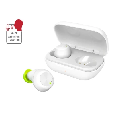 Hama 00184081 True Wireless Bluetooth Earphones with Touch Control, Charging Case and Voice Assistant