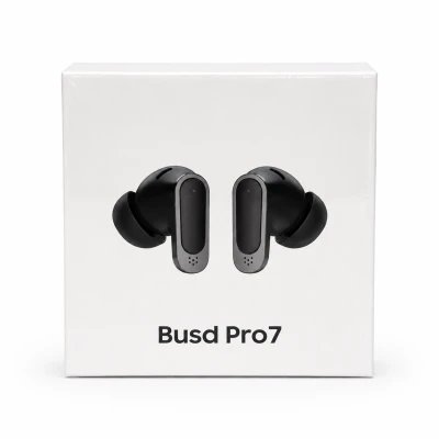 Écouteurs sans fil Busd Pro7 Noir 6.0 avec boîtier de charge 180 mAh |