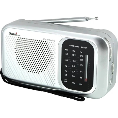 Rádio portátil Sami RS-2929 AM/FM/SW de 3 bandas