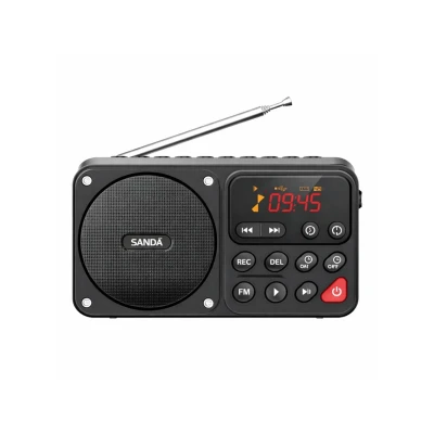Radio multifonction Bluetooth Sanda SD-4038 avec USB, carte TF et fonction enregistreur