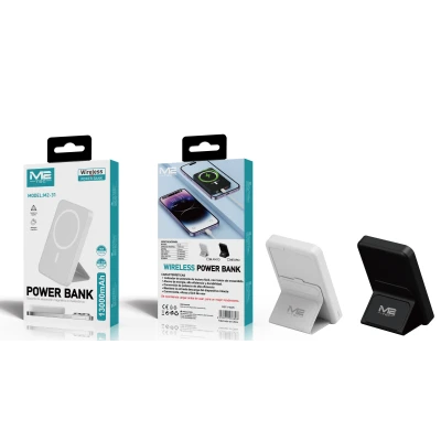 Power Bank Inalámbrico M2TEC M2-31 13000mAh 22.5W Magnético con Soporte al por mayor | Mayorista M2TEC