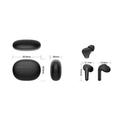 Daewoo DW2004 TWS In-Ear Headphones Bluetooth 5.3 ANC 25H IPX5 Black