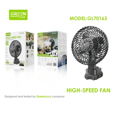 Green Lyca GL70163 Ventilador 8” 150W 12000 mAh