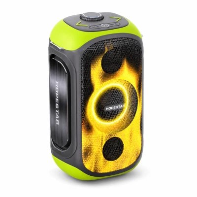 Coluna Bluetooth portátil Hopestar Party300 80W com luzes LED RGB
